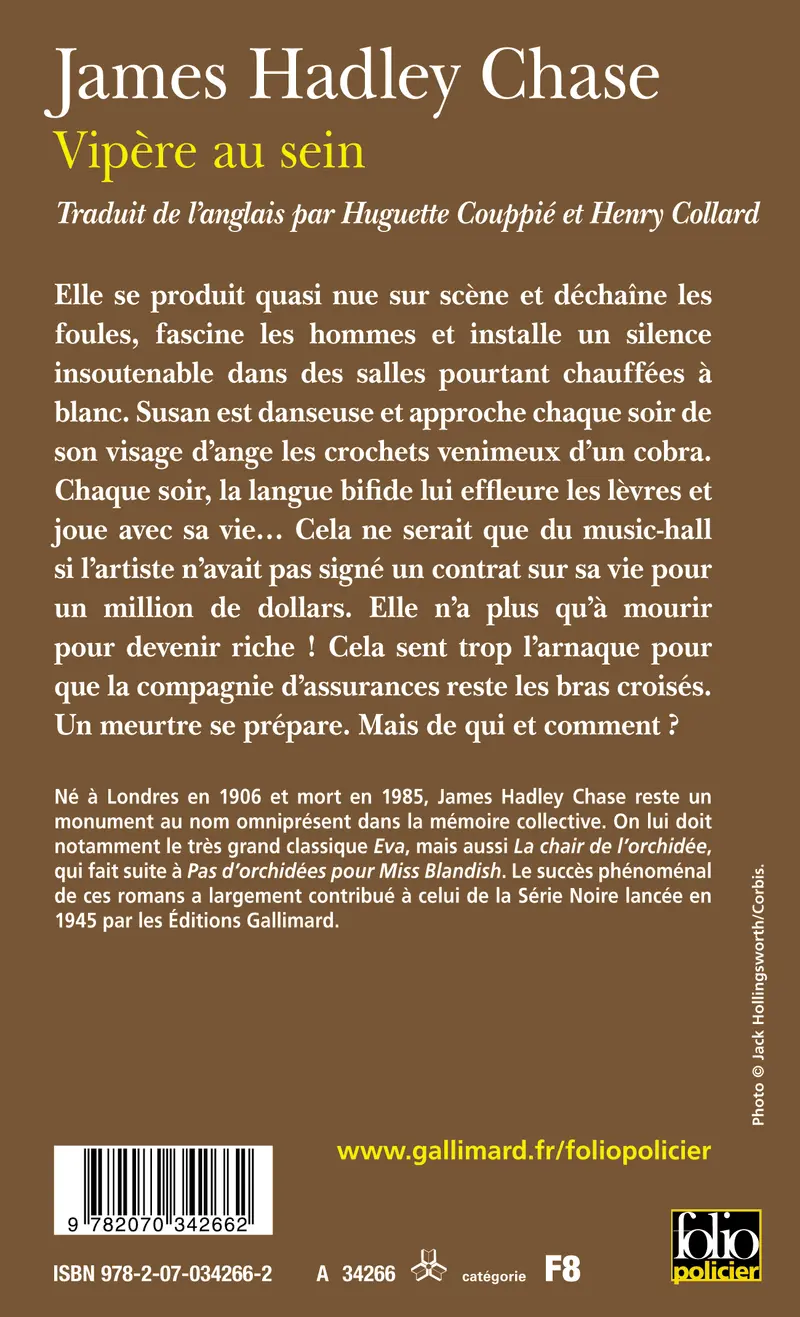 Vipère au sein - James Hadley Chase