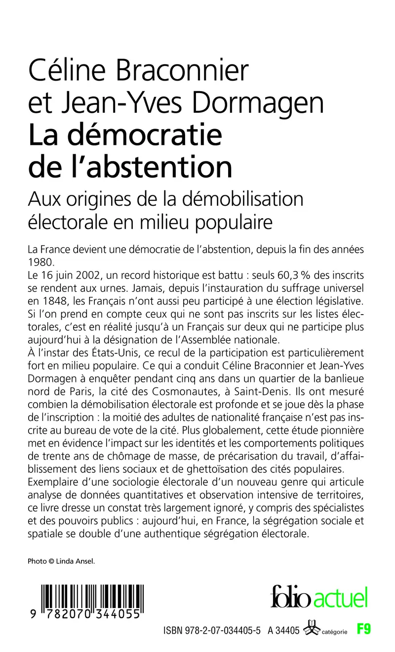 La démocratie de l'abstention - Céline Braconnier - Jean-Yves Dormagen