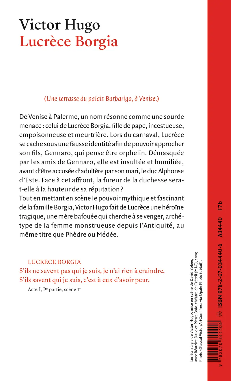 Lucrèce Borgia - Victor Hugo