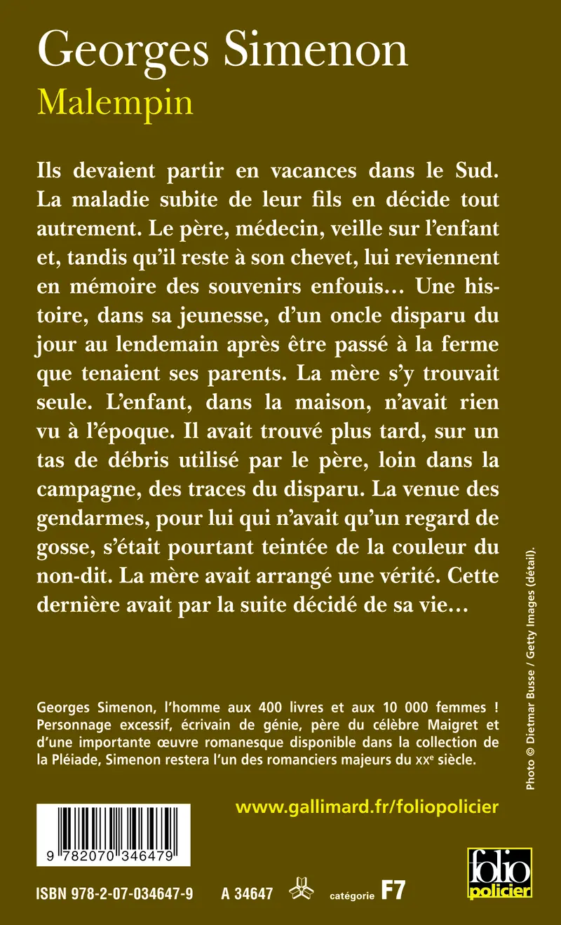 Malempin - Georges Simenon