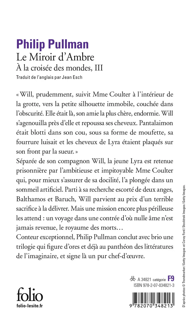 Le Miroir d'Ambre - Philip Pullman