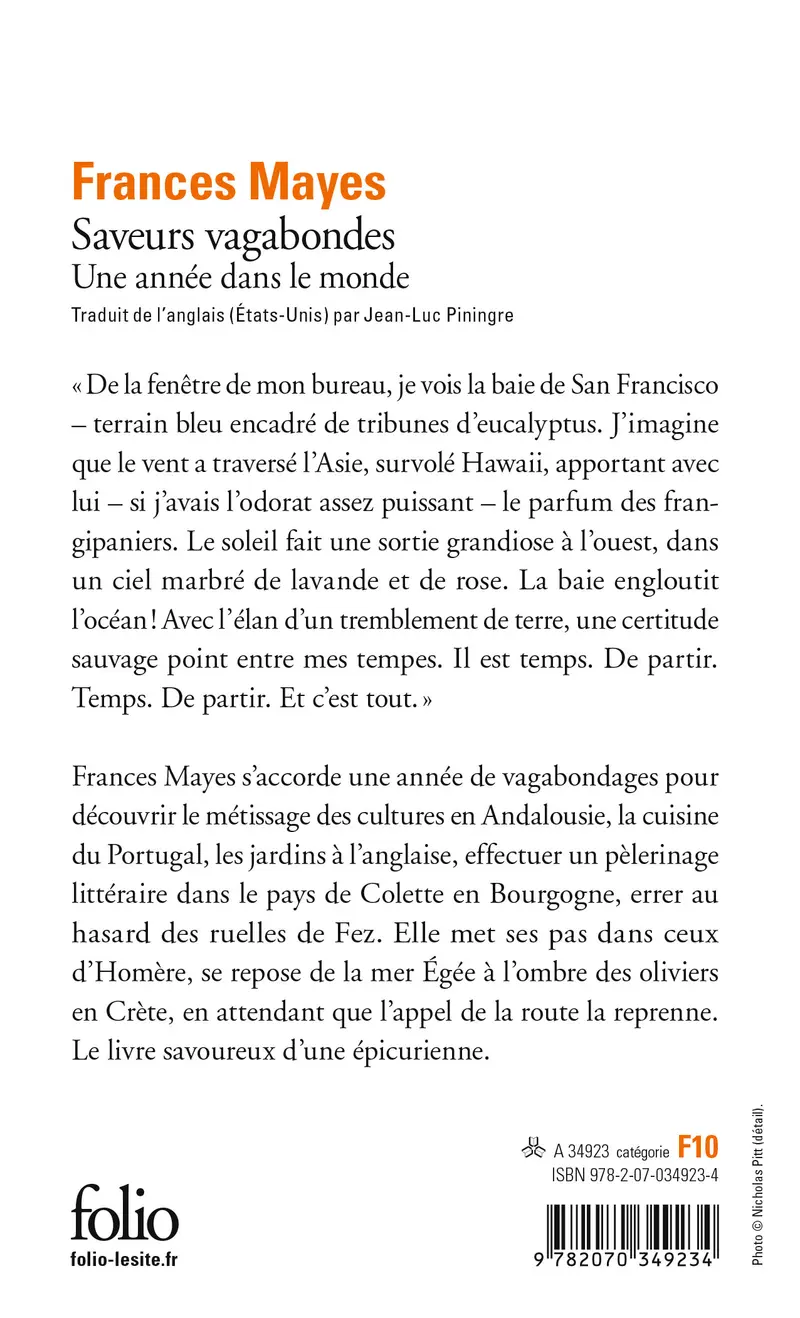 Saveurs vagabondes - Frances Mayes