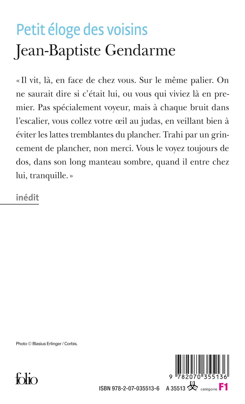Petit éloge des voisins - Jean-Baptiste Gendarme