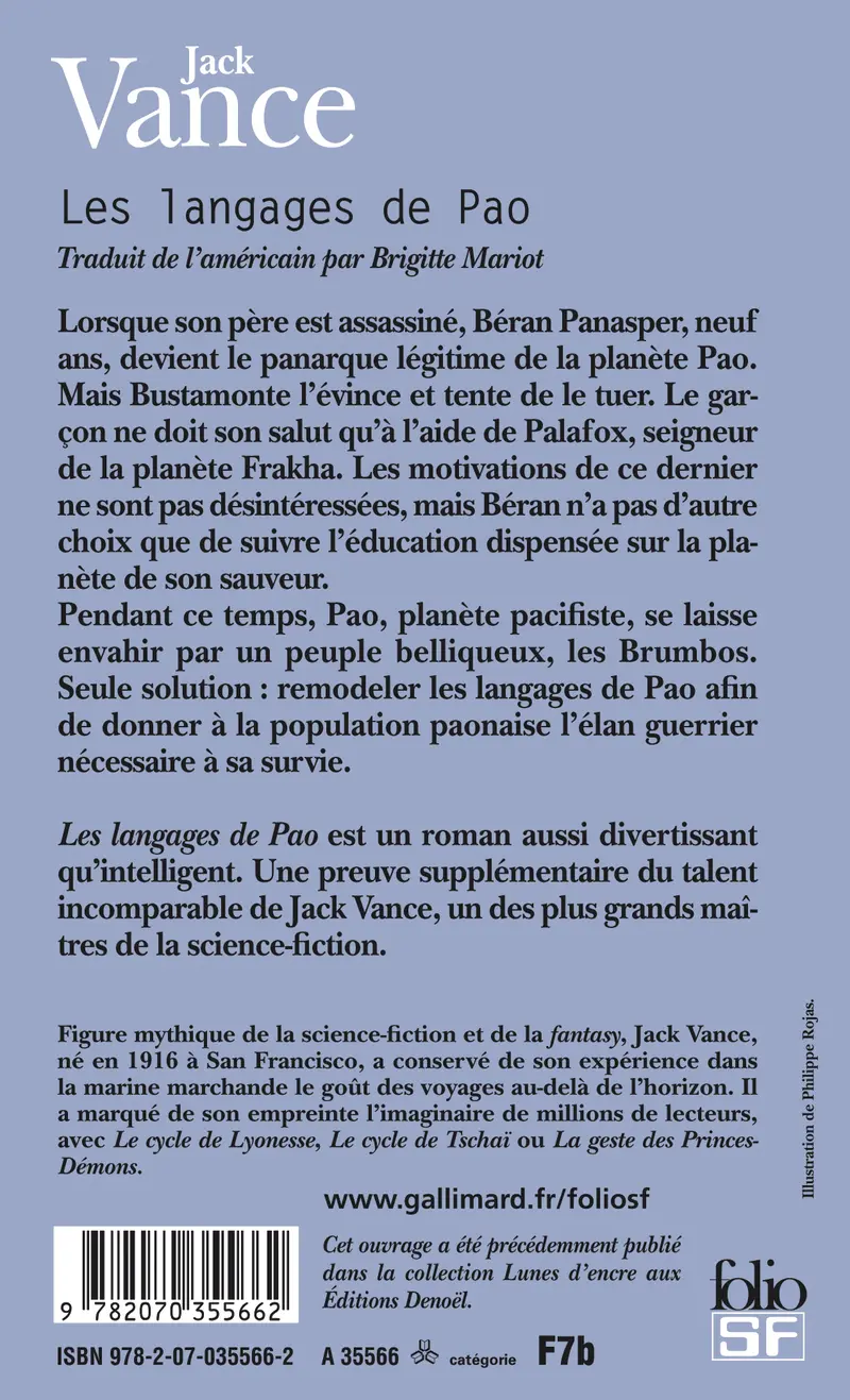 Les langages de Pao - Jack Vance