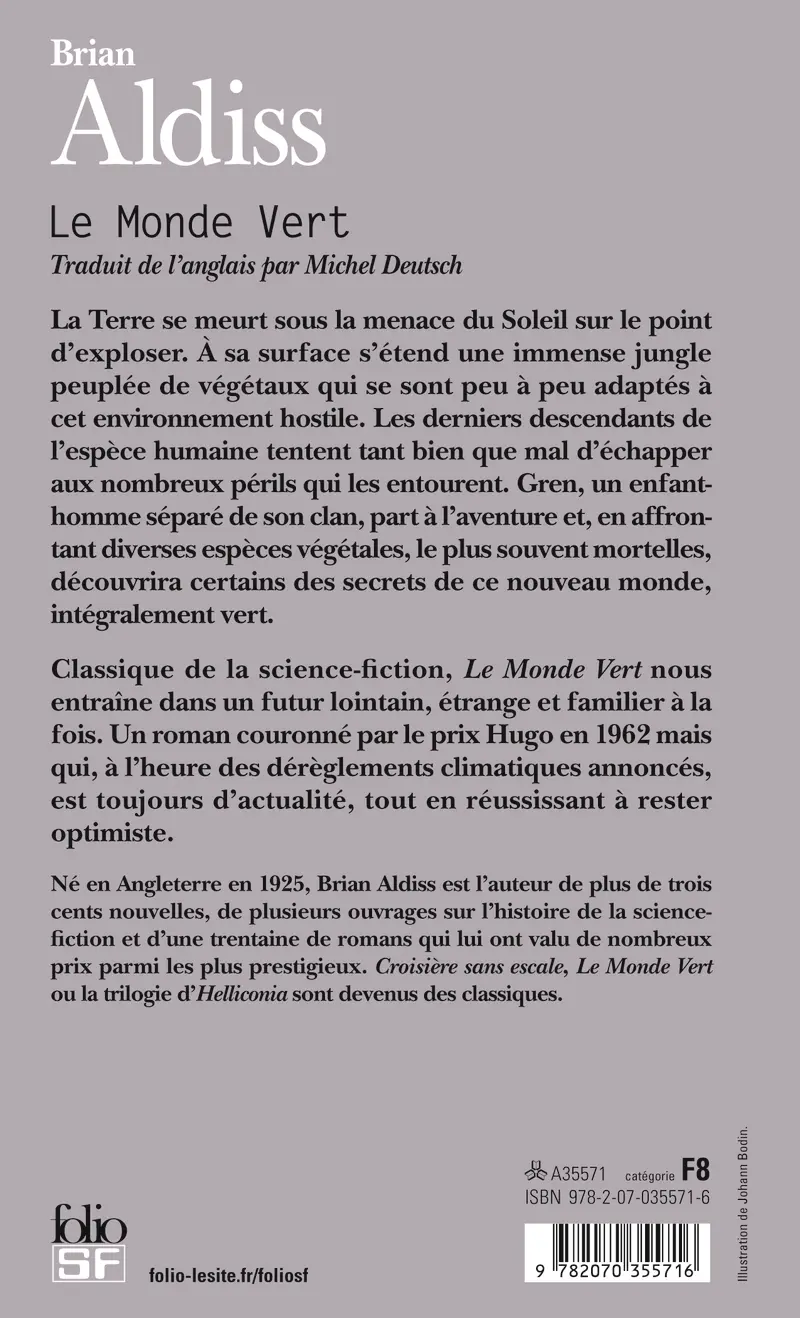 Le Monde Vert - Brian Aldiss