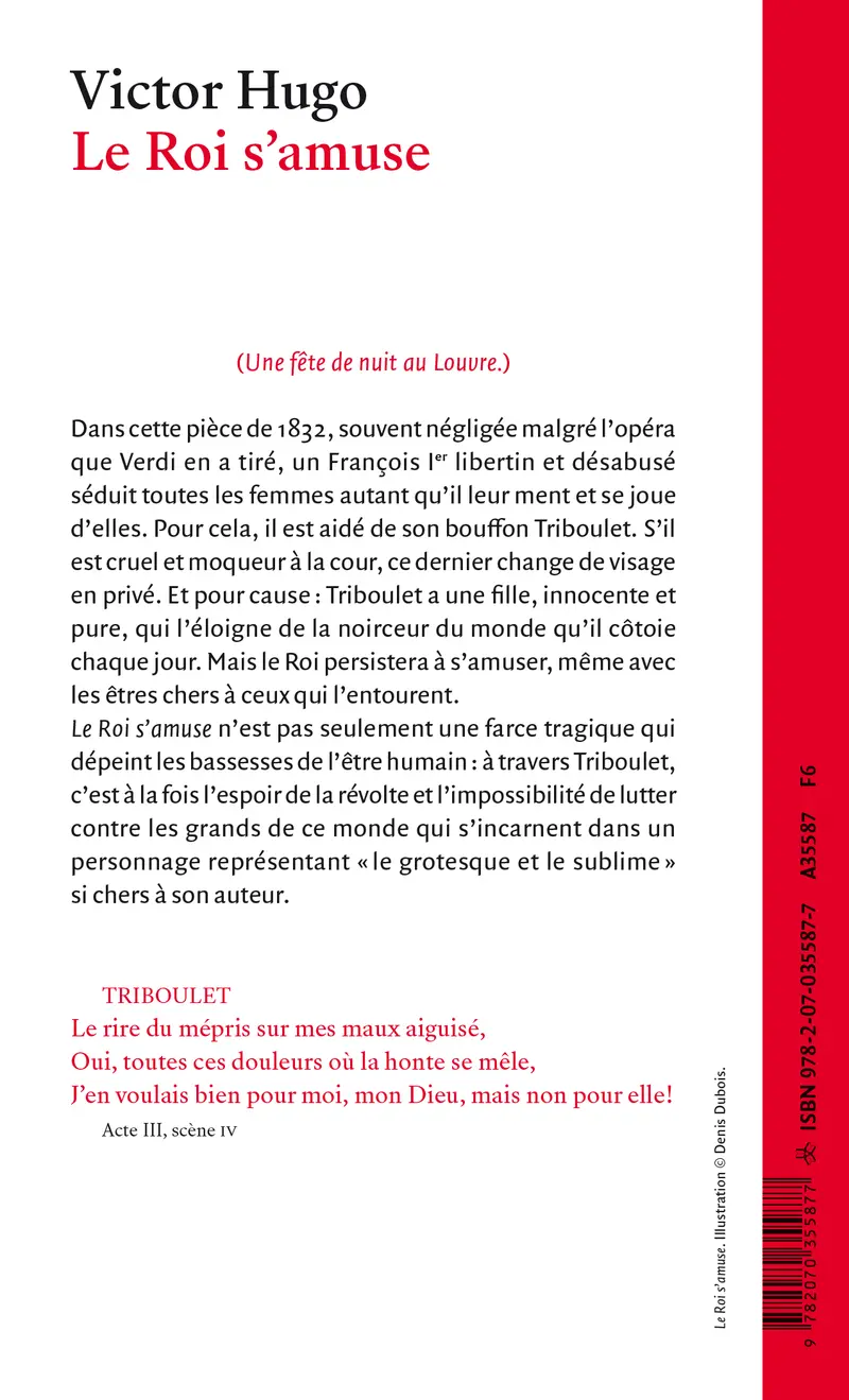 Le Roi s'amuse - Victor Hugo