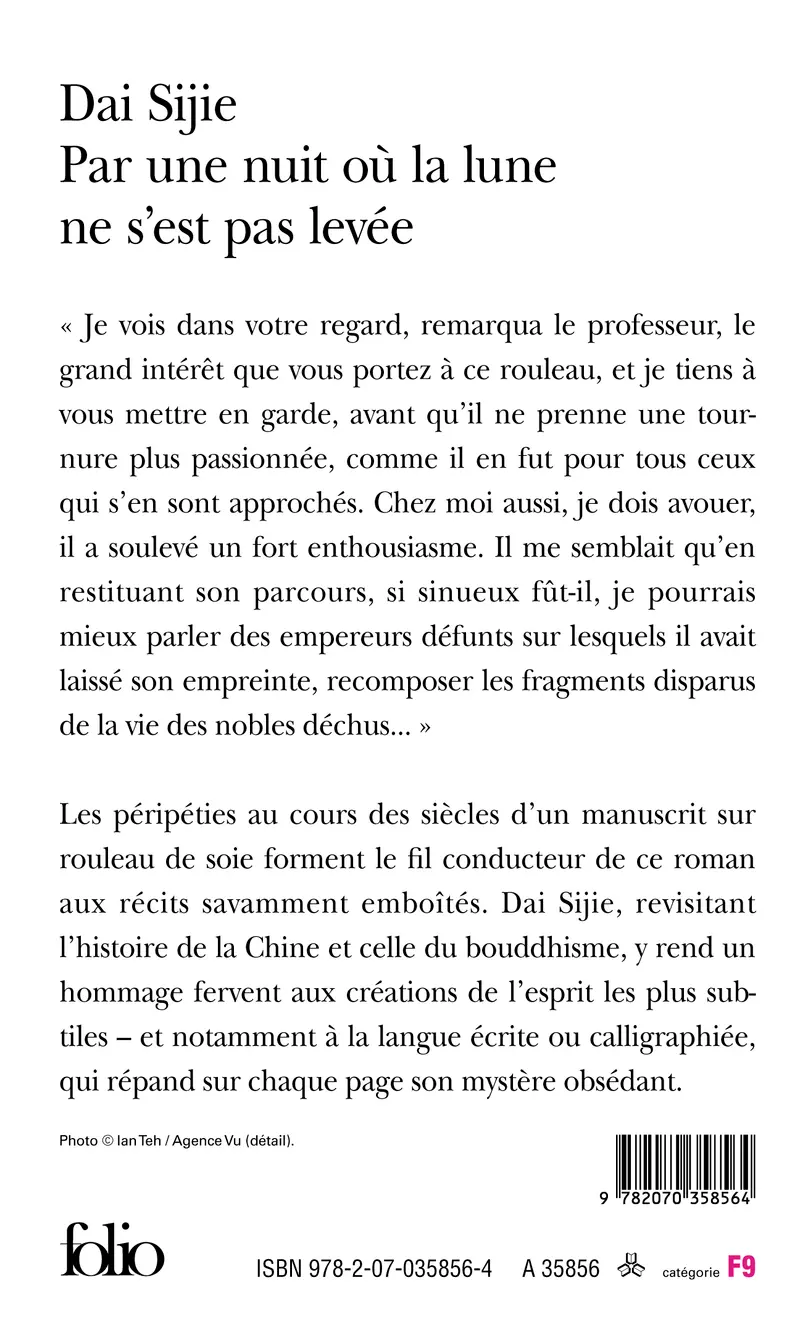 Par une nuit où la lune ne s'est pas levée - Dai Sijie