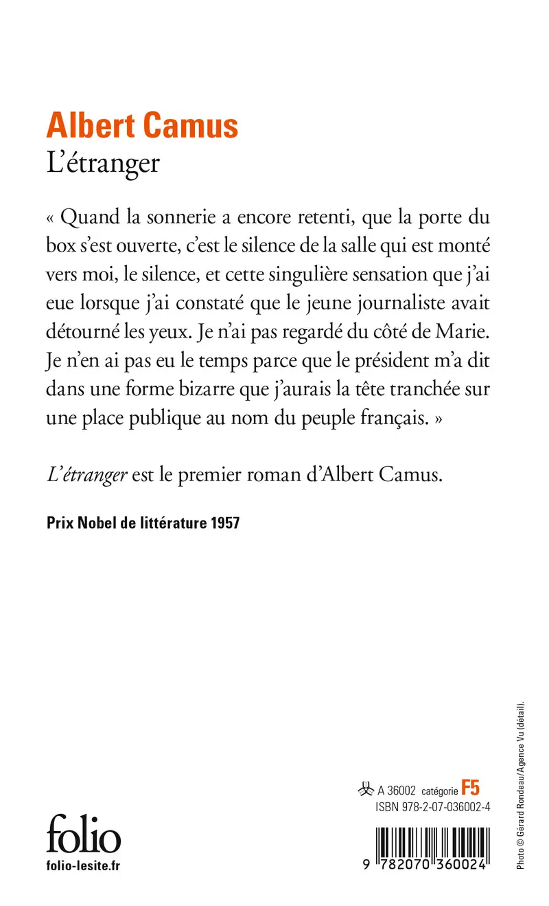 L'Étranger - Albert Camus