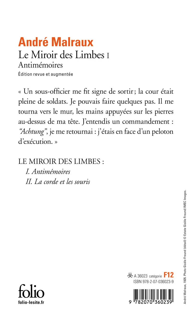 Le Miroir des Limbes - André Malraux
