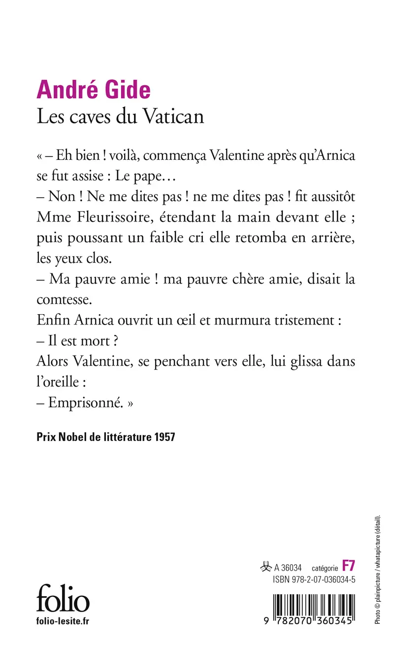 Les Caves du Vatican - André Gide