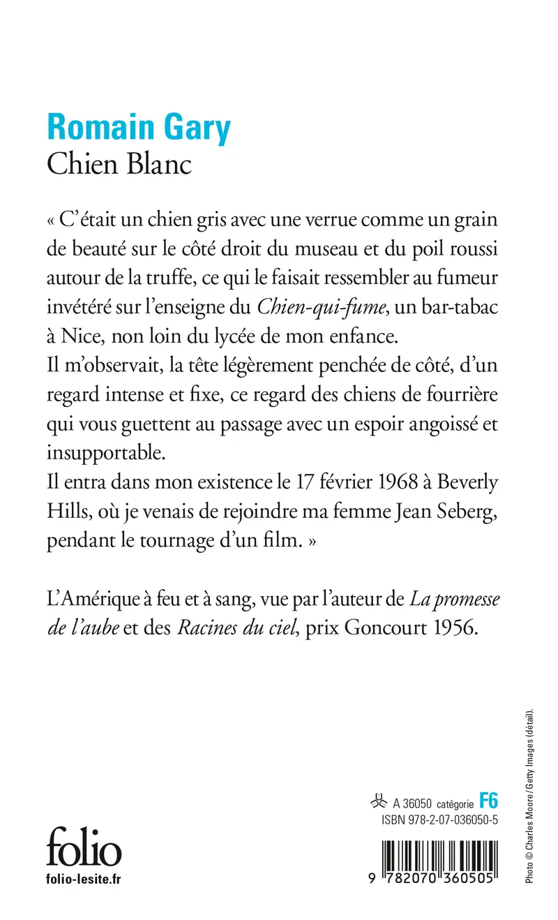 Chien Blanc - Romain Gary