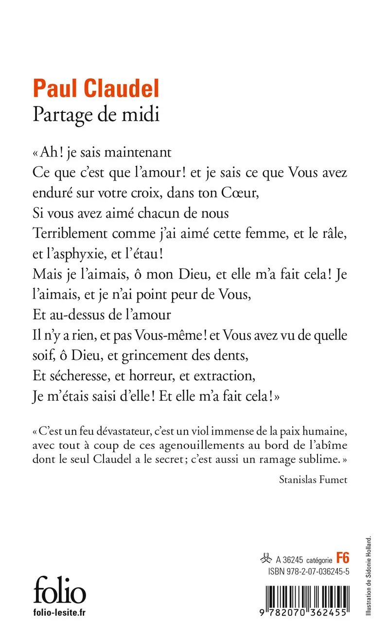 Partage de Midi - Paul Claudel