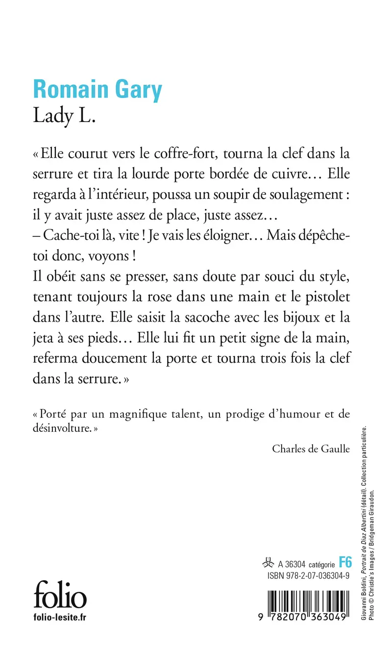 Lady L. - Romain Gary