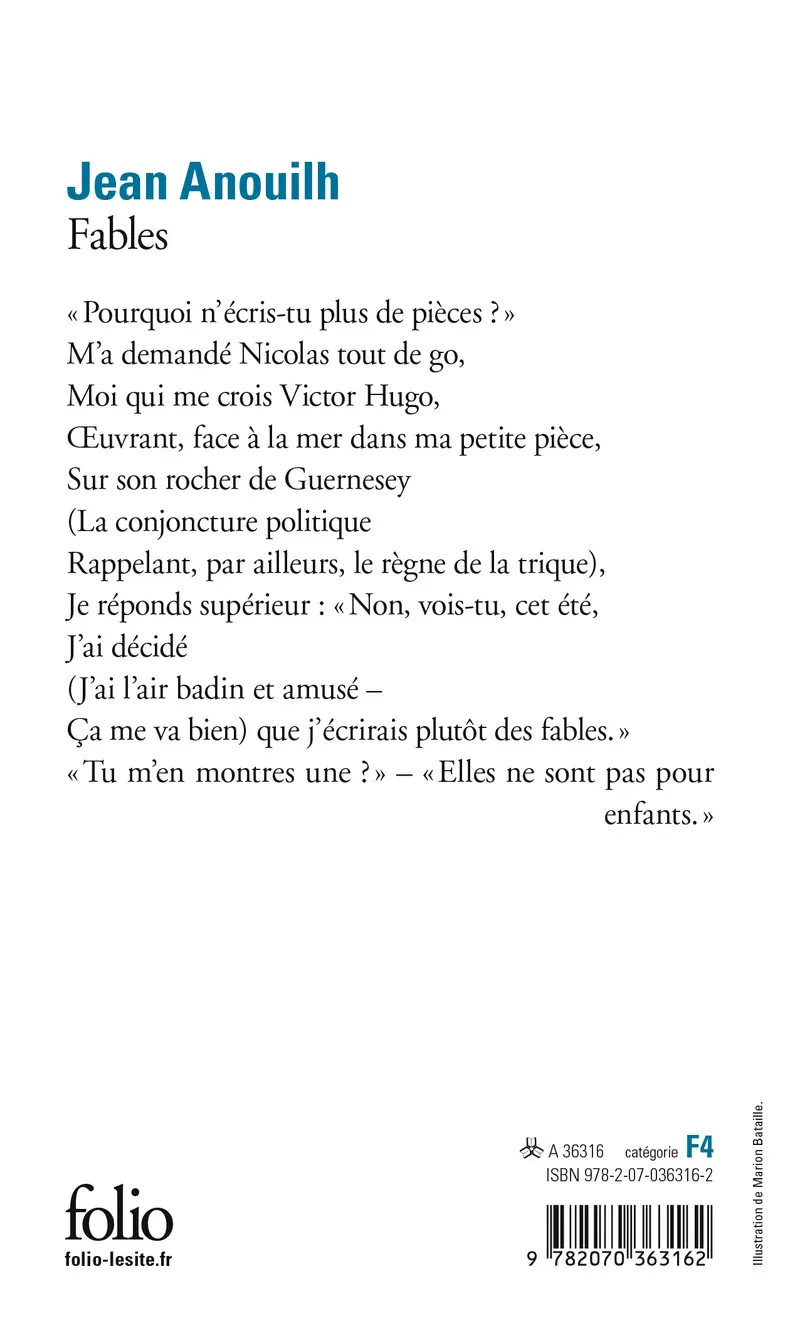 Fables - Jean Anouilh
