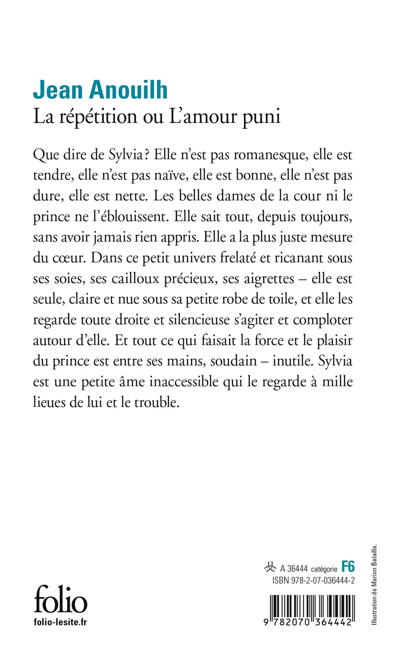 La Répétition ou L'amour puni - Jean Anouilh