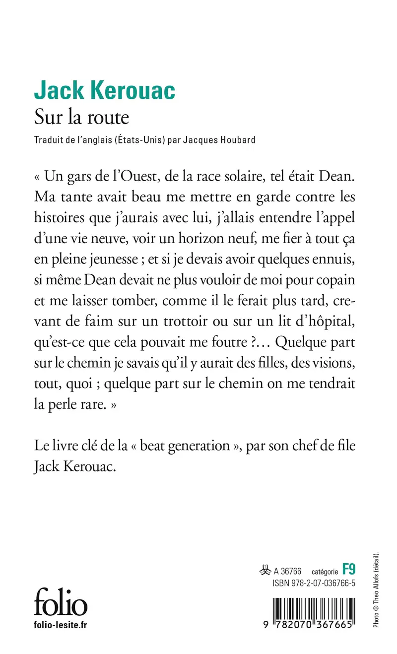 Sur la route - Jack Kerouac