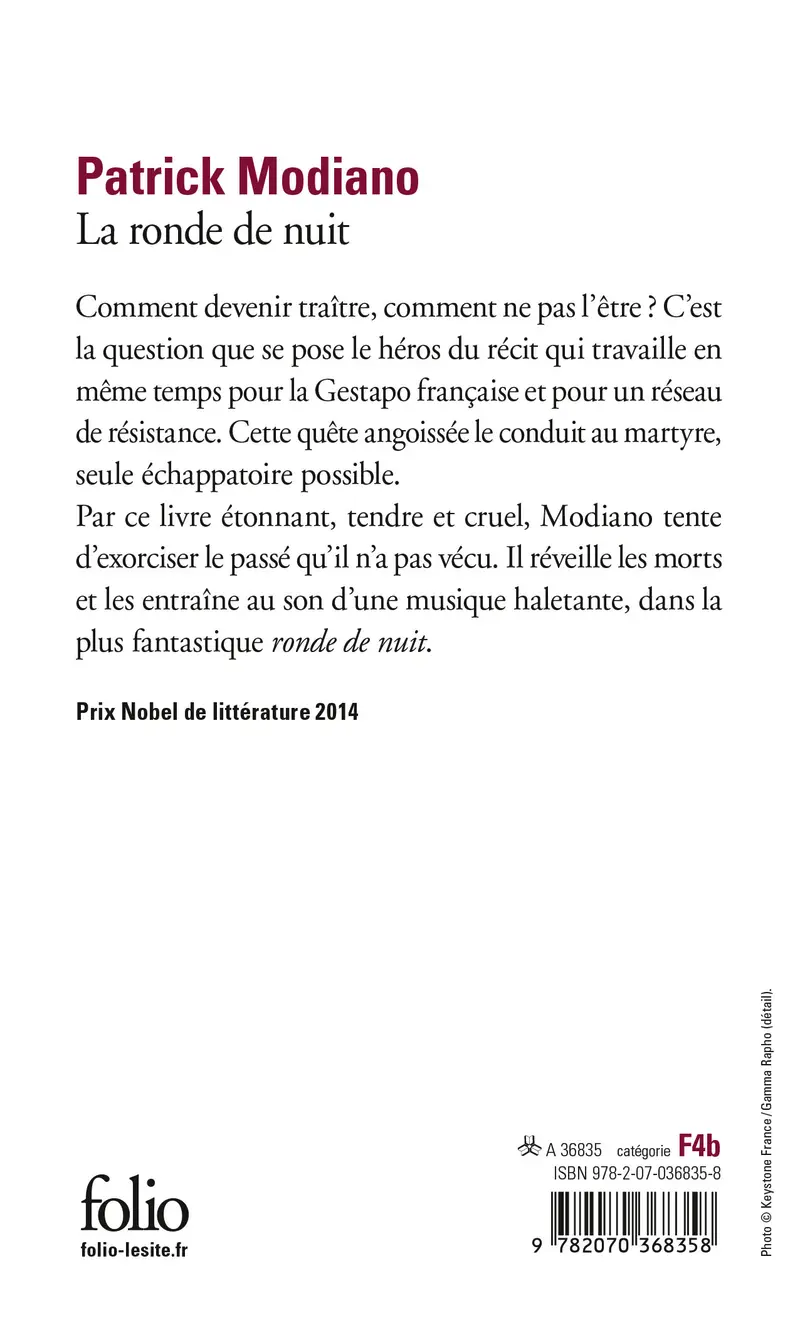 La ronde de nuit - Patrick Modiano