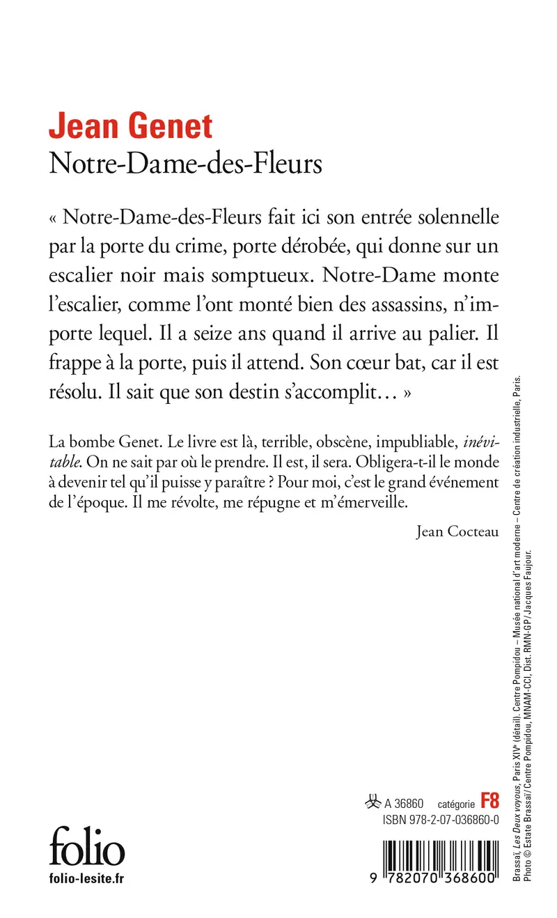 Notre-Dame-des-Fleurs - Jean Genet