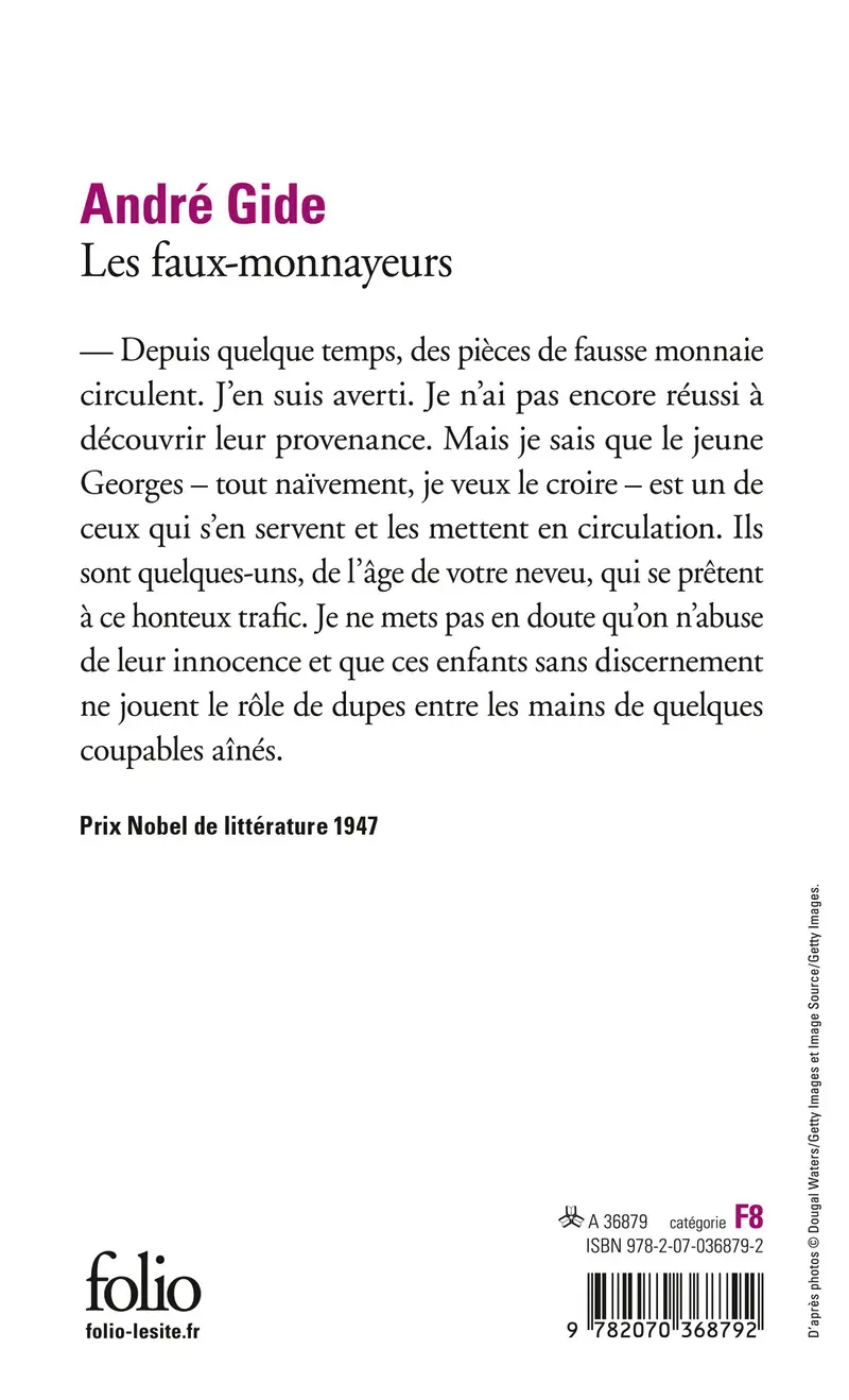 Les faux-monnayeurs - André Gide