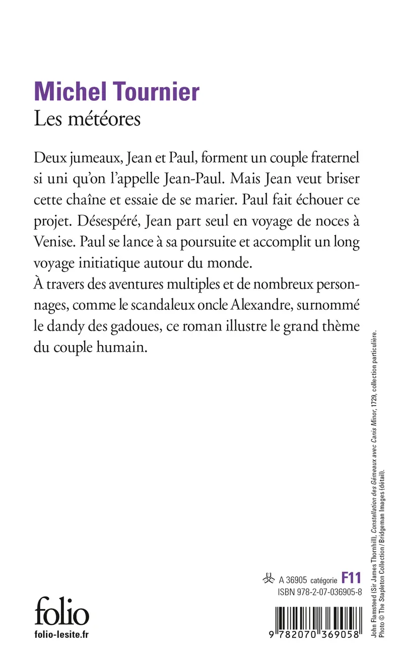 Les Météores - Michel Tournier