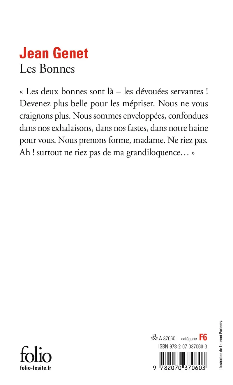 Les Bonnes - Jean Genet