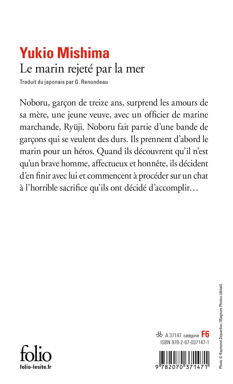 Le marin rejeté par la mer - Yukio Mishima