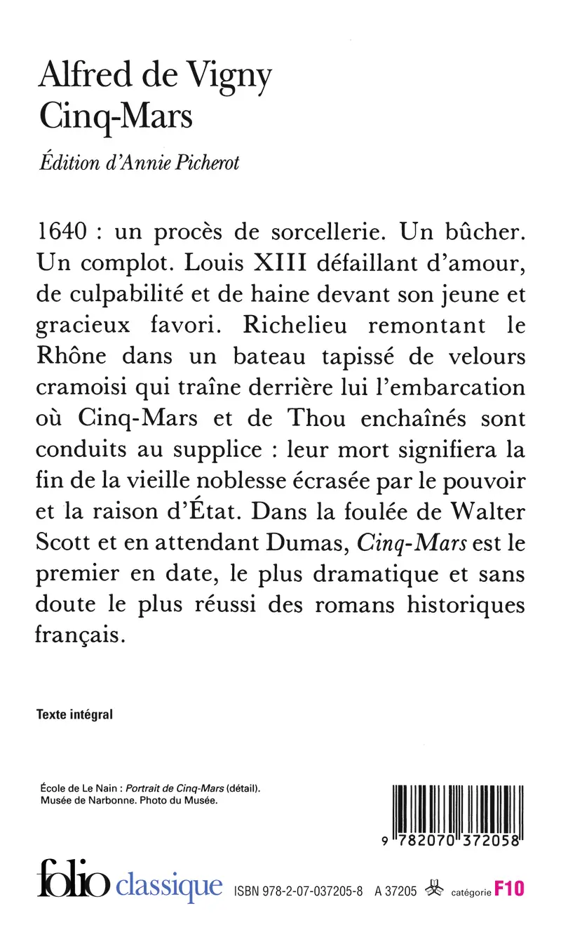 Cinq-Mars - Alfred de Vigny