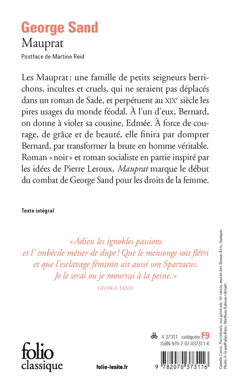 Mauprat - George Sand