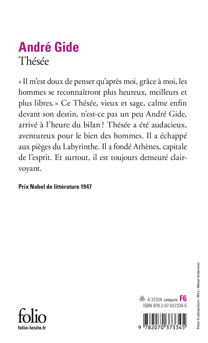 Thésée - André Gide