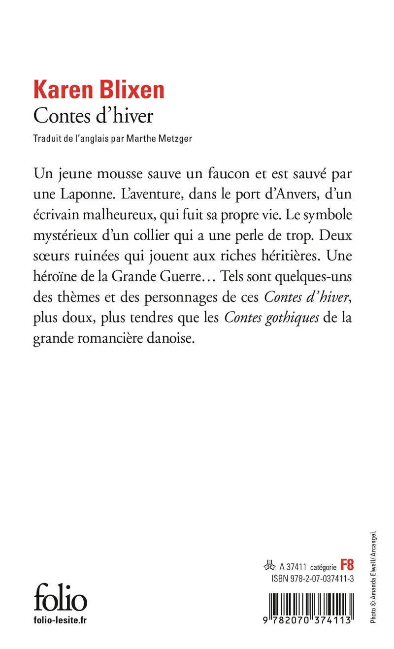 Contes d'hiver - Karen Blixen