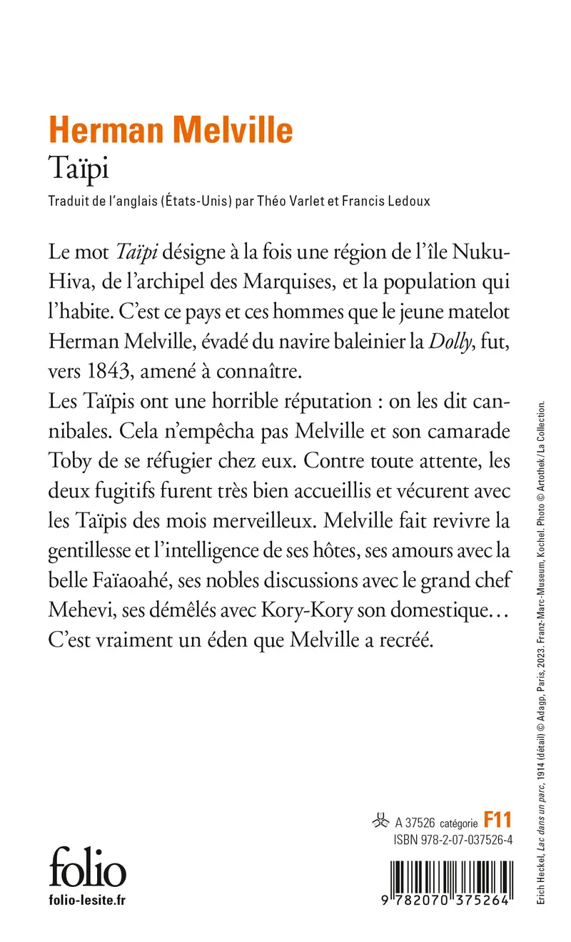 Taïpi - Herman Melville