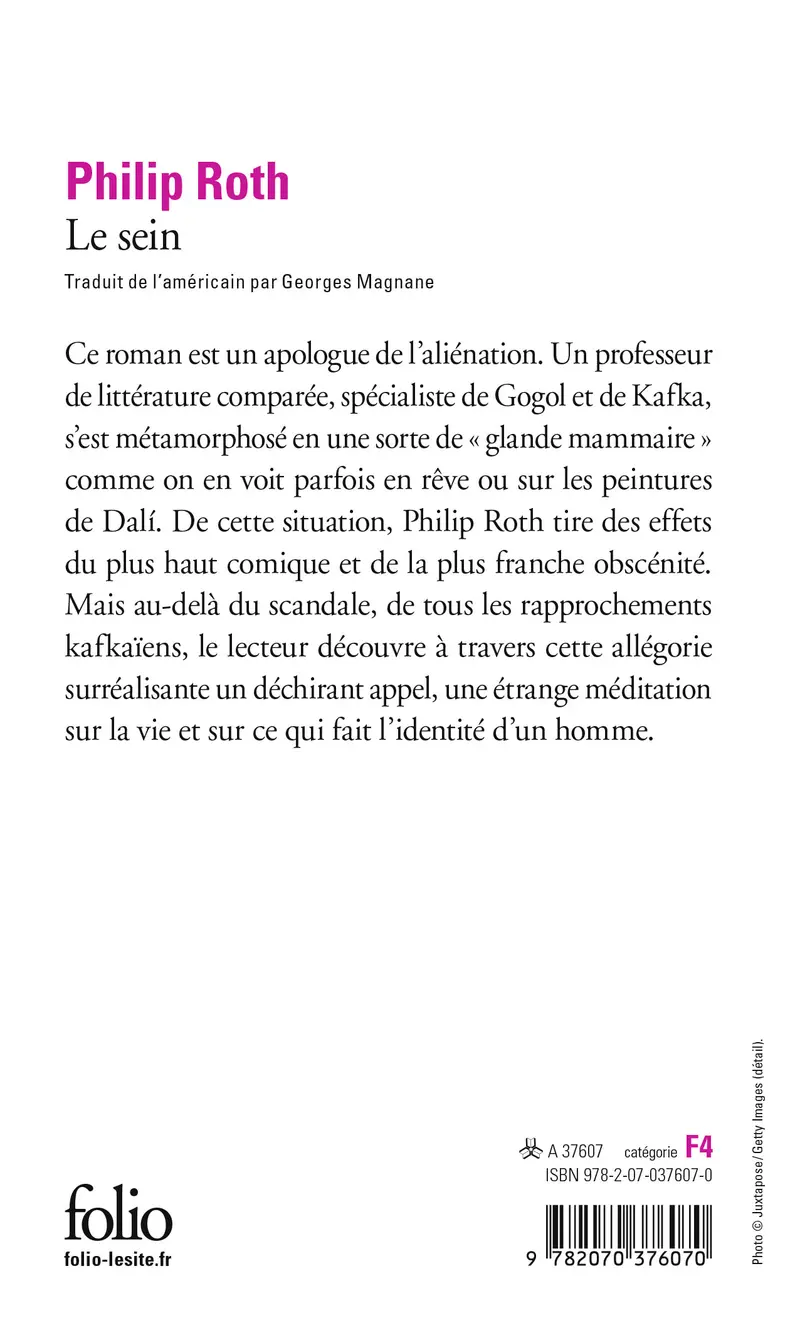 Le sein - Philip Roth