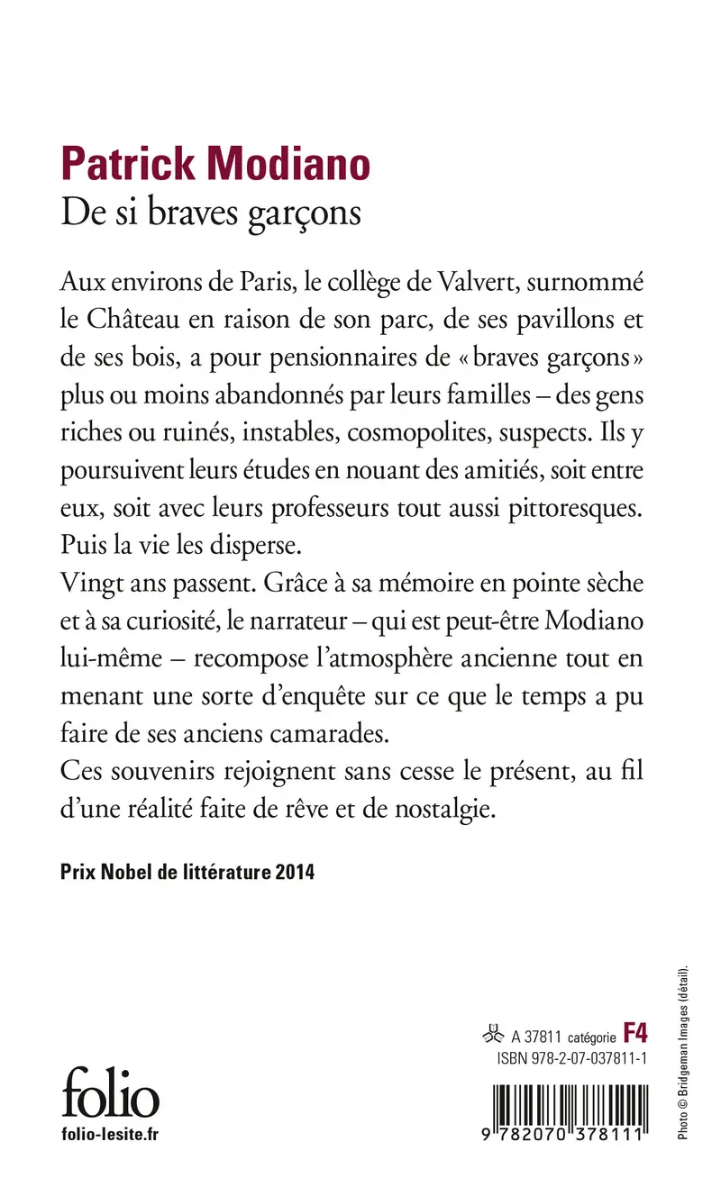 De si braves garçons - Patrick Modiano