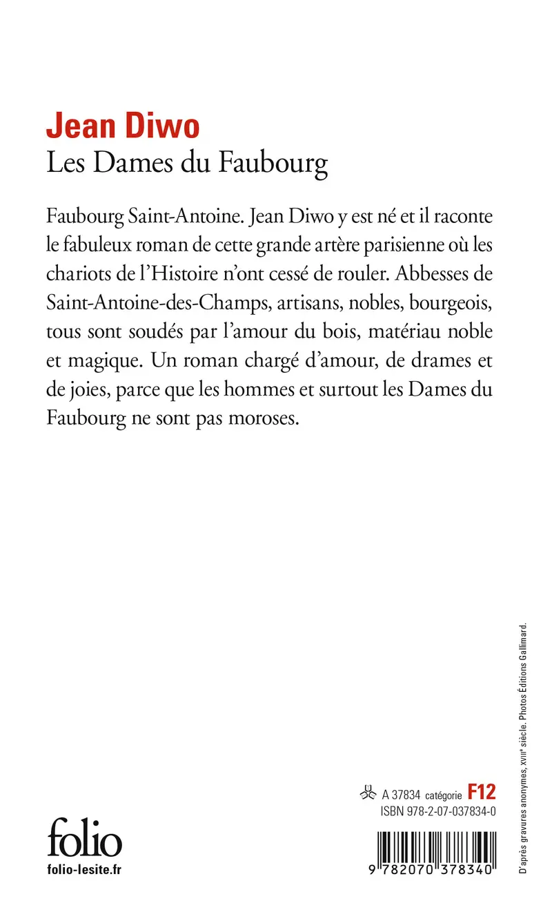 Les Dames du Faubourg - Jean Diwo