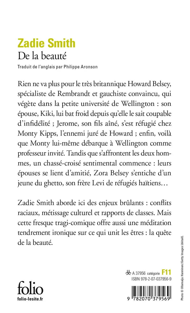 De la beauté - Zadie Smith