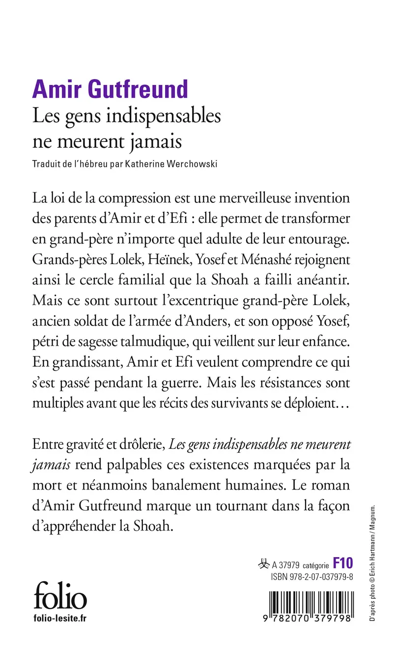 Les gens indispensables ne meurent jamais - Amir Gutfreund