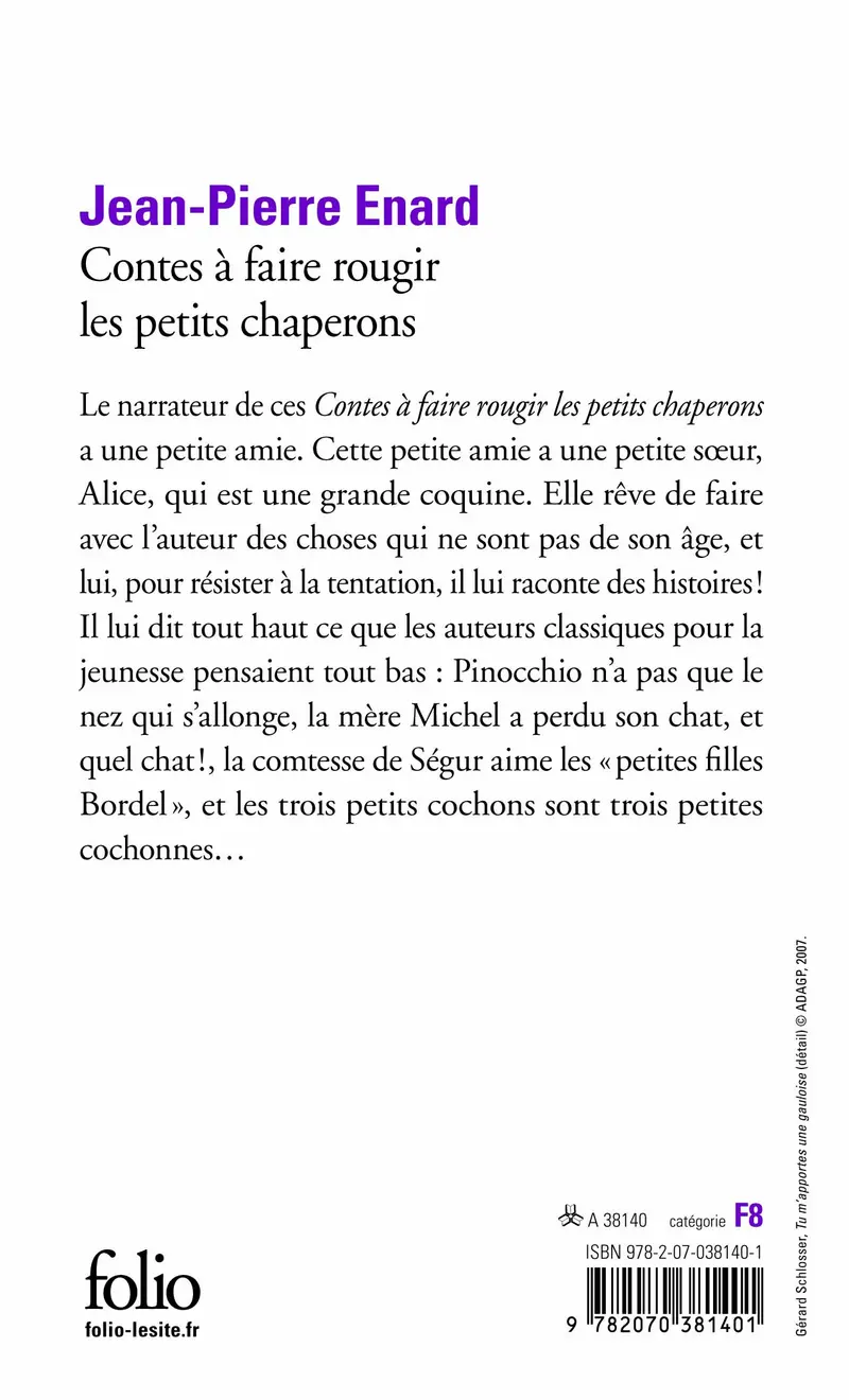 Contes à faire rougir les petits chaperons - Jean-Pierre Enard