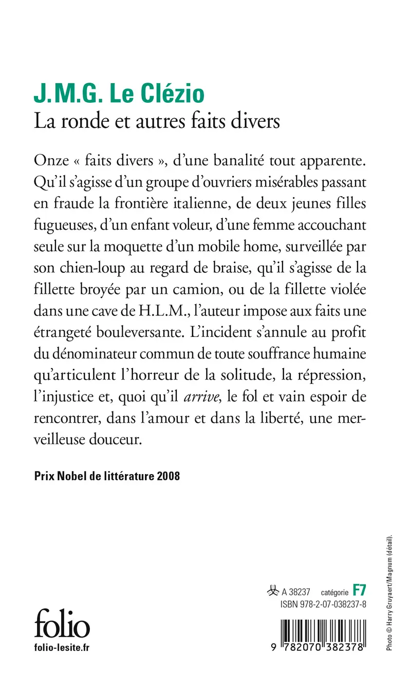 La ronde et autres faits divers - J. M. G. Le Clézio