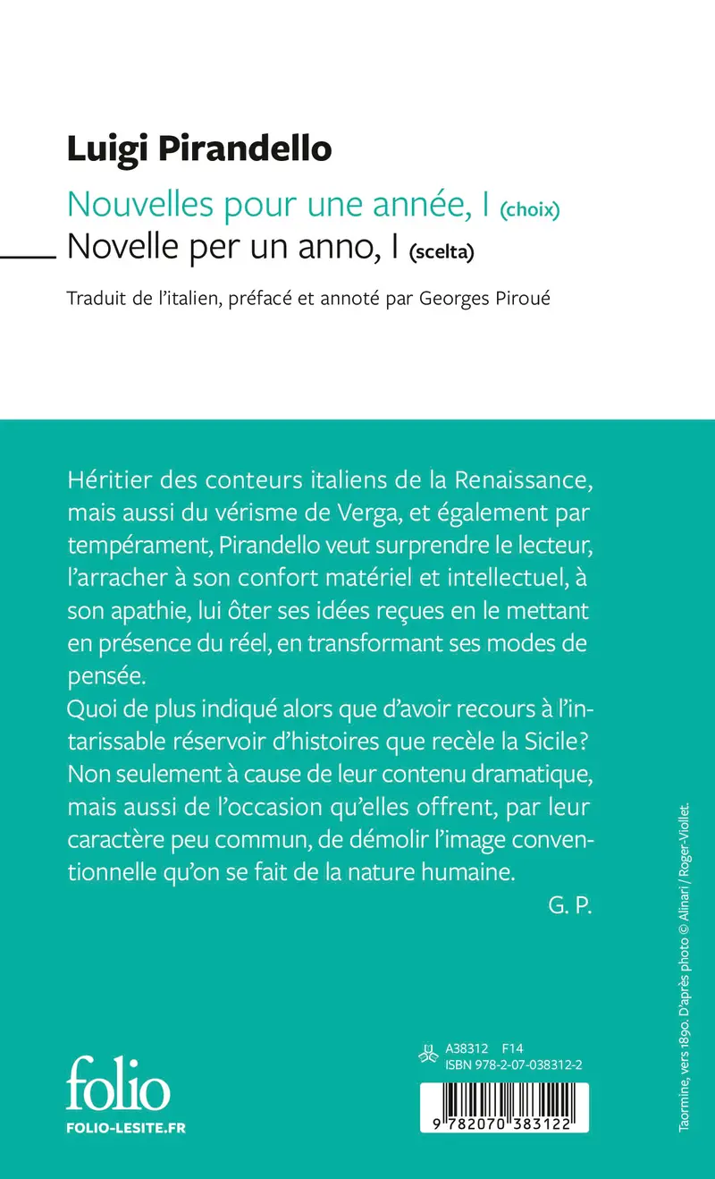 Nouvelles pour une année/Novelle per un anno - 1 - Luigi Pirandello