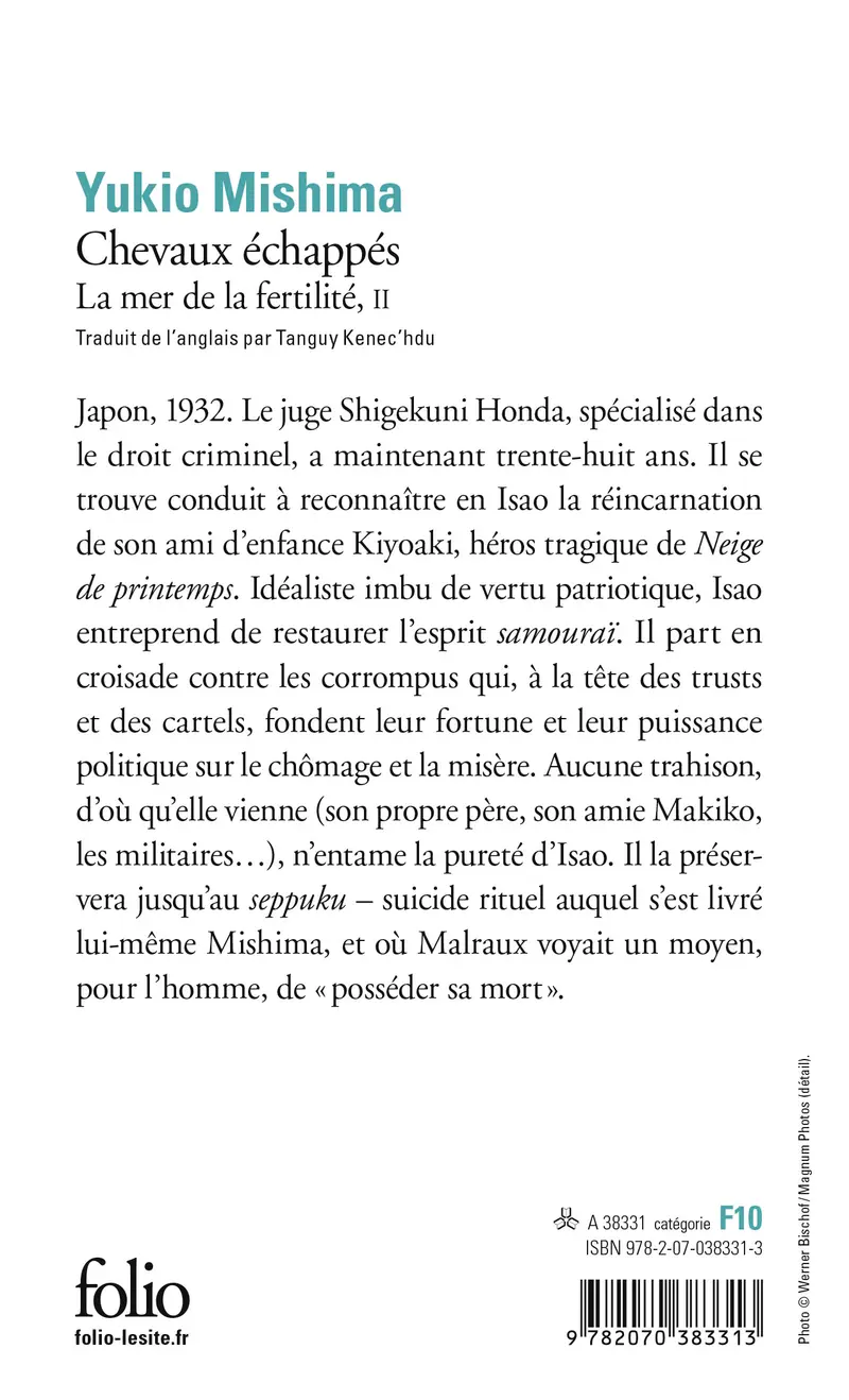 Chevaux échappés - Yukio Mishima