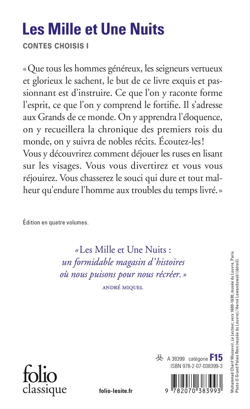 Les Mille et Une Nuits - 1 - Anonymes