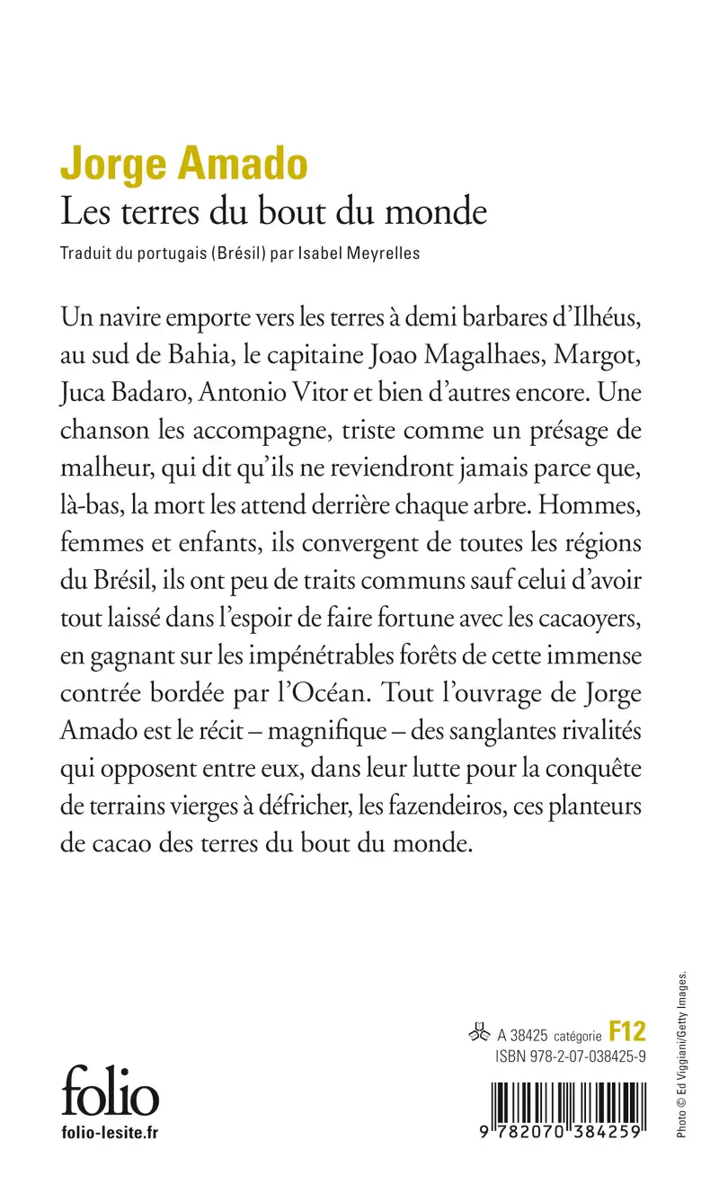 Les terres du bout du monde - Jorge Amado