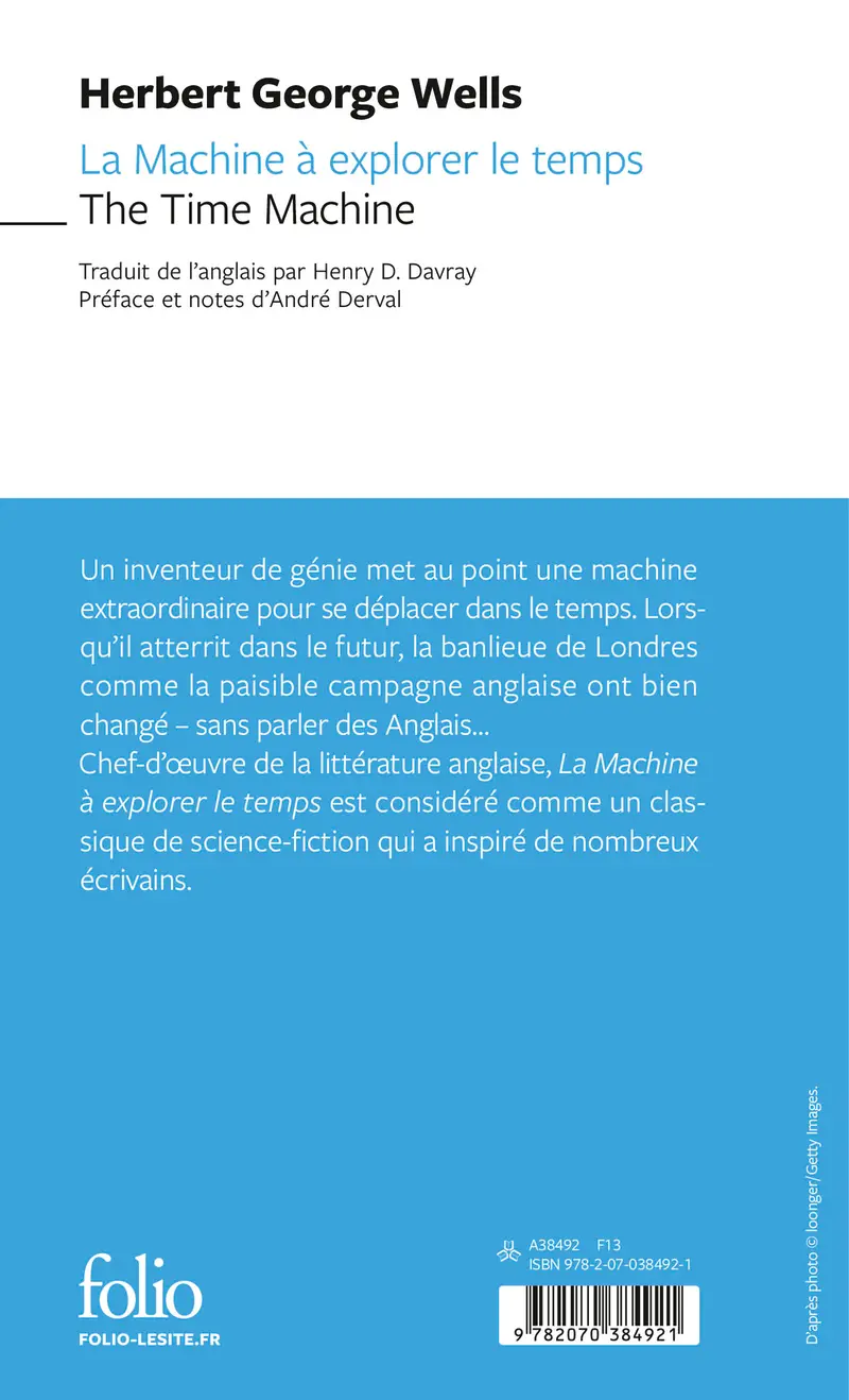 La Machine à explorer le temps/The Time Machine - Herbert George Wells