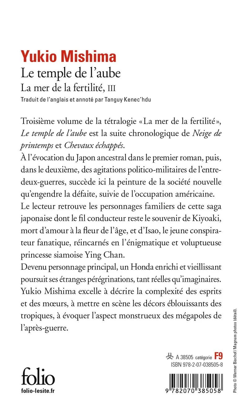 Le temple de l'aube - Yukio Mishima