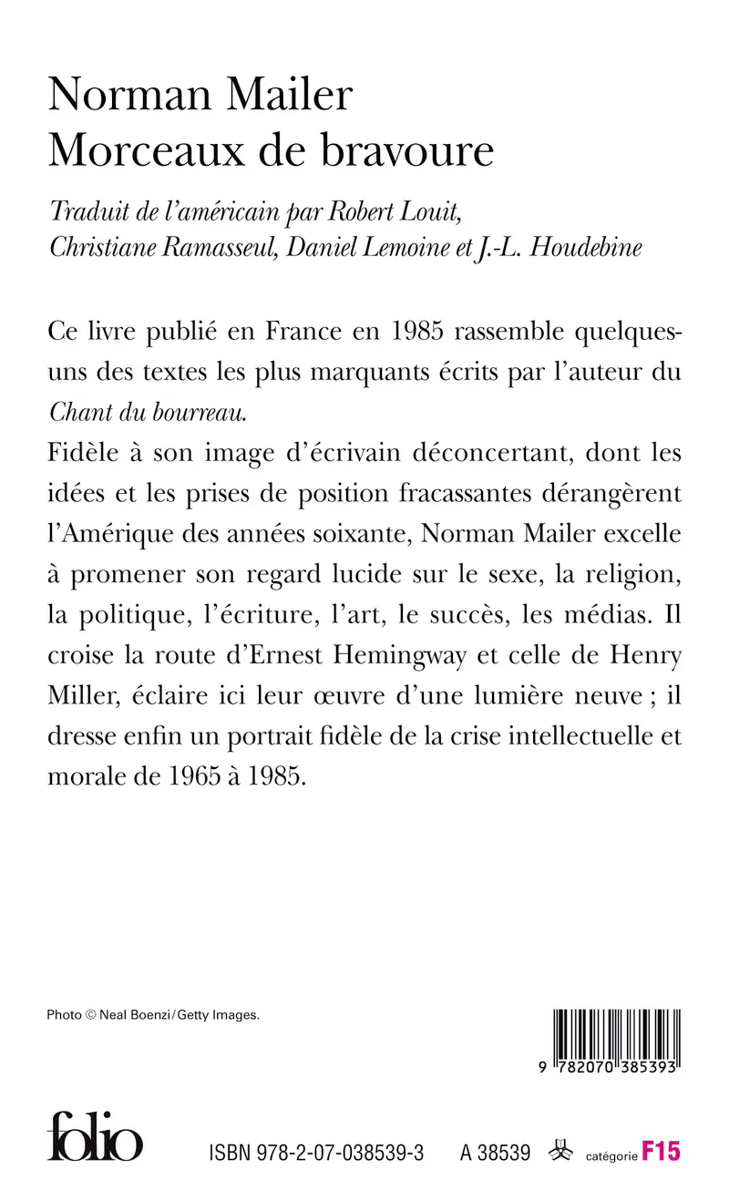 Morceaux de bravoure - Norman Mailer