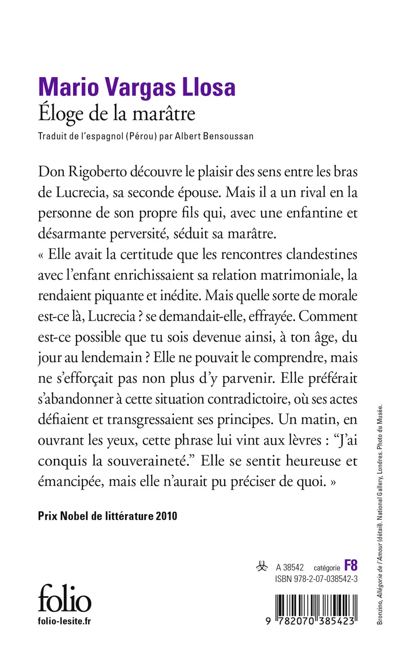 Éloge de la marâtre - Mario Vargas Llosa