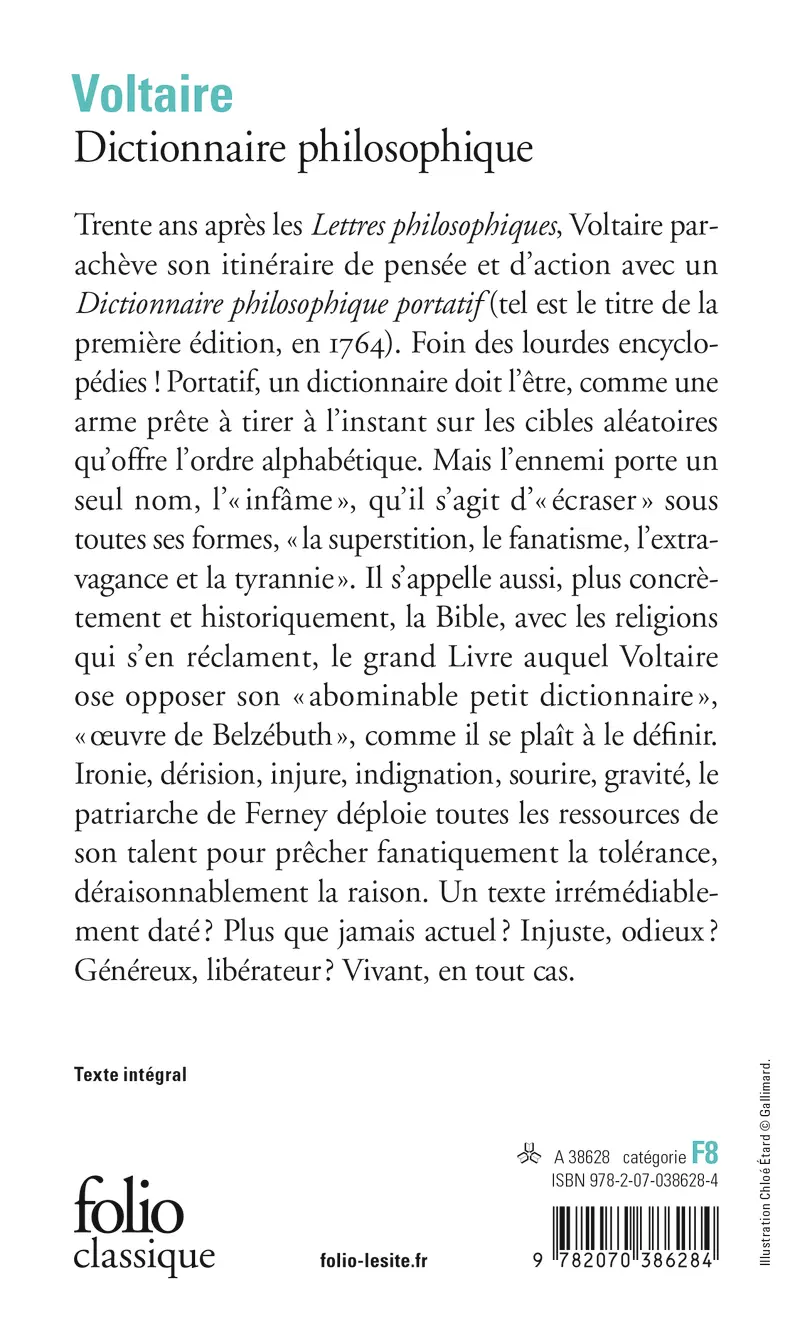 Dictionnaire philosophique - Voltaire