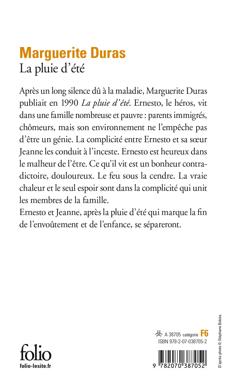 La pluie d'été - Marguerite Duras