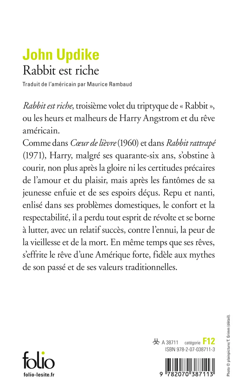 Rabbit est riche - John Updike