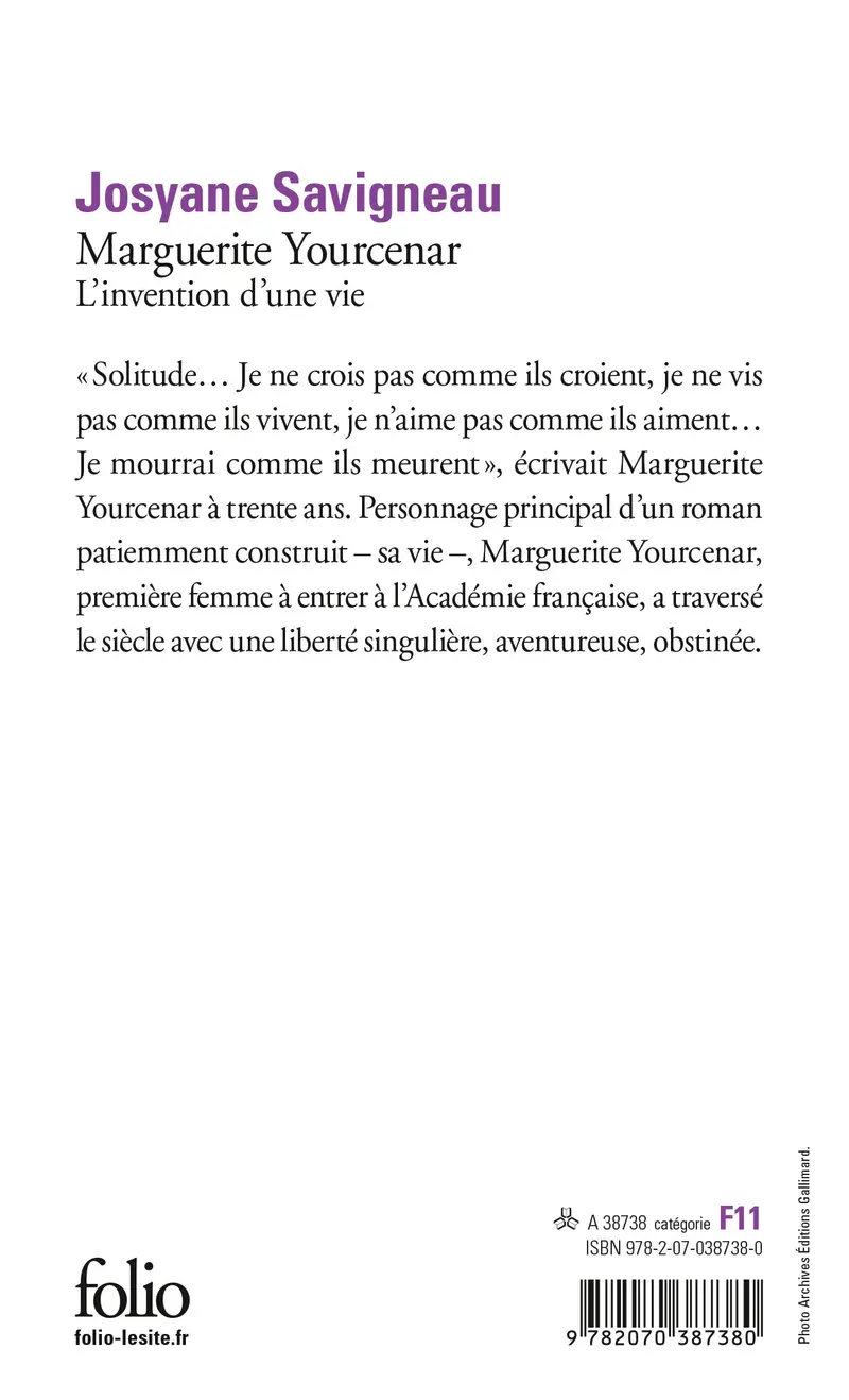 Marguerite Yourcenar - Josyane Savigneau